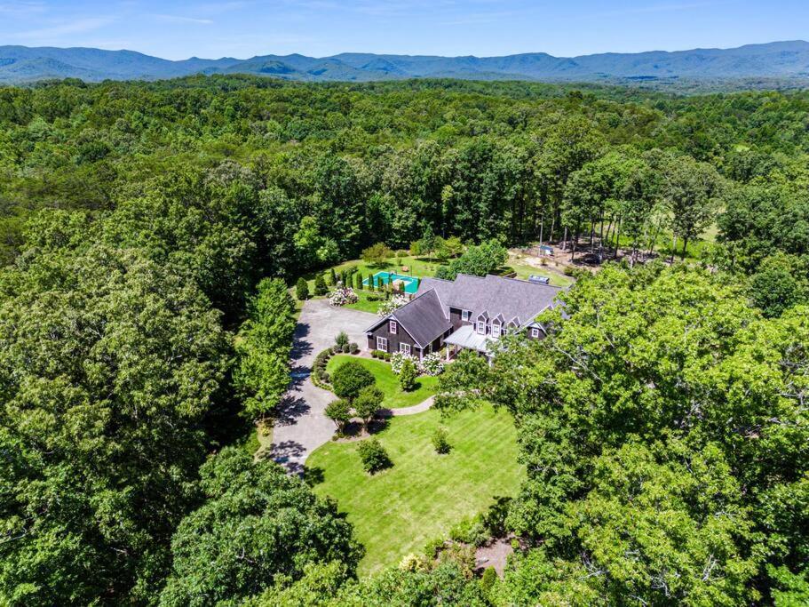 Luxury Mountain Mansion, 7br, 8 King Beds, 10000sf, Views, Pool, Sport Court, Gym, Sauna, Petting Zoo Blue Ridge